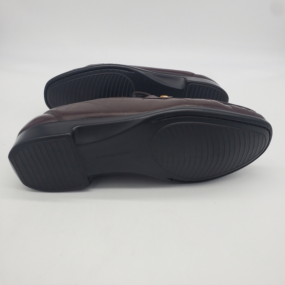 Florsheim Shoes Men 10.5D Riva Moc Toe Bit Loafers Burgundy - Picture 7 of 13